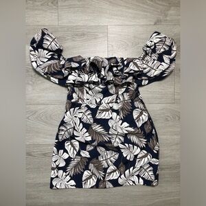 Tea & Cup Floral Dress